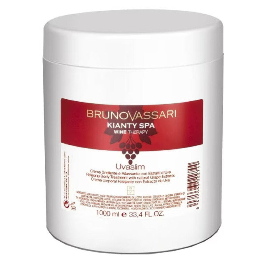 Bruno Vassari, Kianty SPA, Grape, Anti-Oxidant, Body Cream, 1000 ml