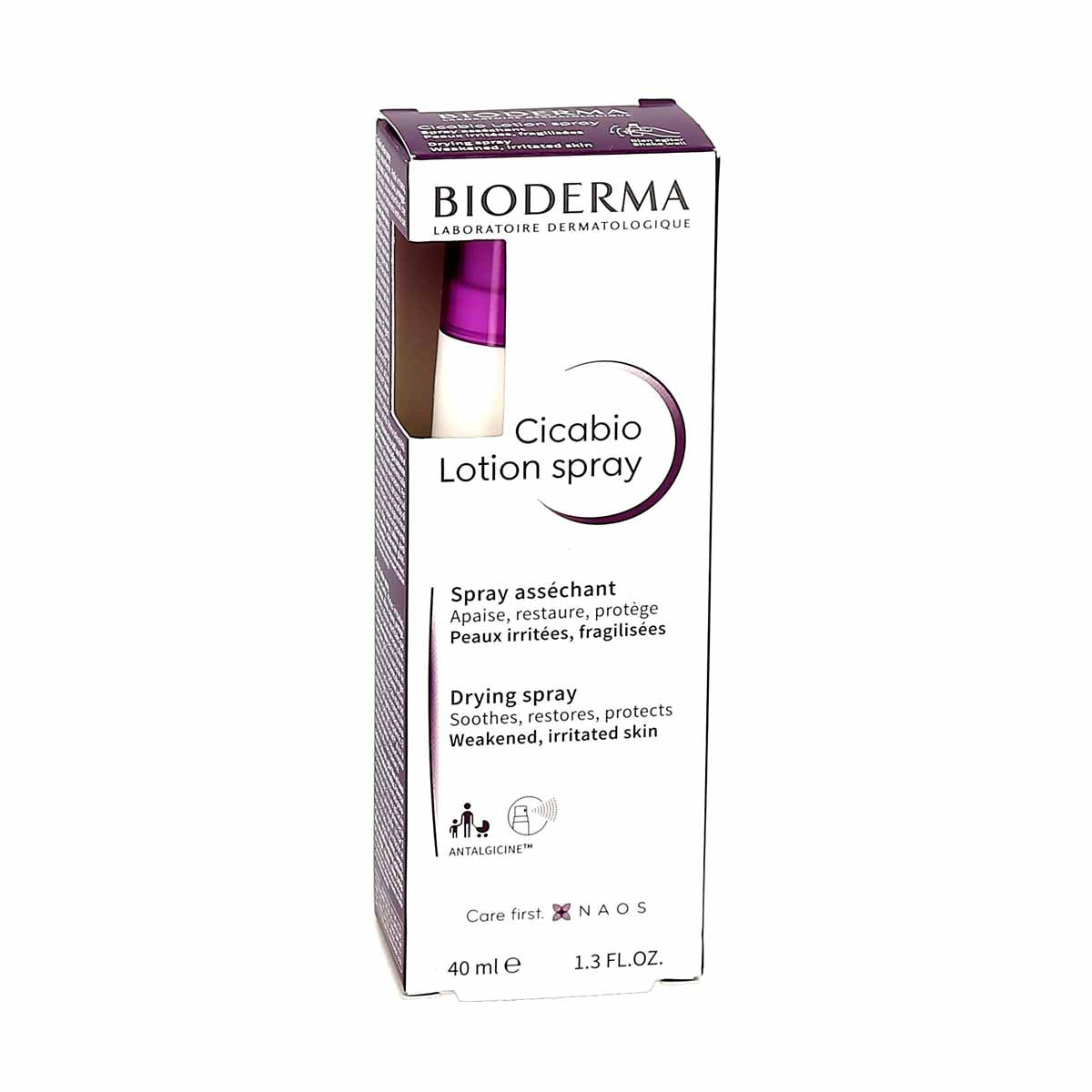 Bioderma Cicabio Lotion Spray 40ml Regenerating And Soothing Spray For Irritated Skin