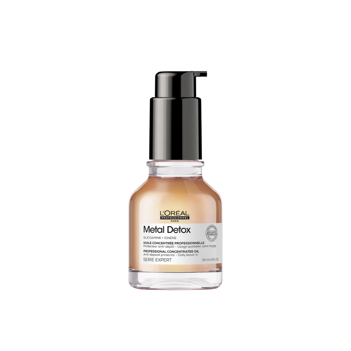 L'Oreal Professionnel, Serie Expert Metal Detox, Glicoamine + Ionene, Hair Oil Treatment, Anti-Deposit Protector, 50 ml