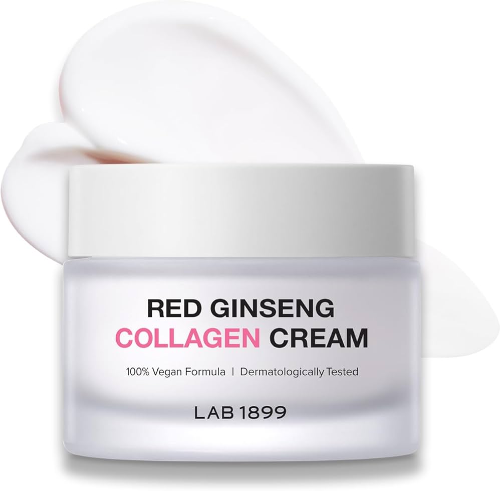 Lab 1899, Red Ginseng, Collagen, Improves skin elasticity, Cream, For Face, 50 ml