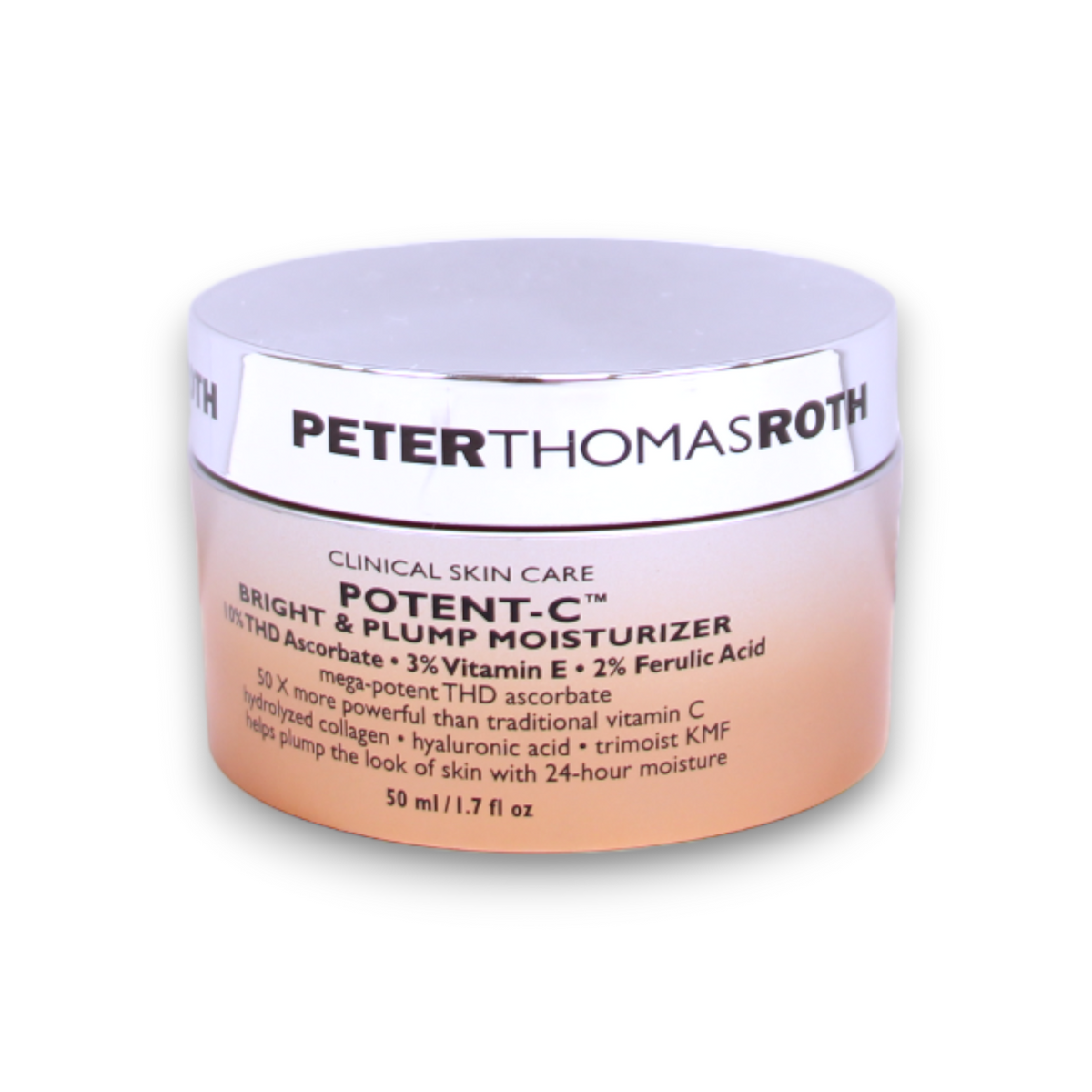 Peter Thomas Roth, Potent-C, Vitamin E, Moisturizing, Day, Cream, For Face, 50 ml