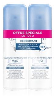 Vichy Mineral Deodorant Spray 48h 2 X 125 ml
