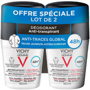 Vichy Homme 48h Antiperspirant Balls For Men 2 X 50 ml